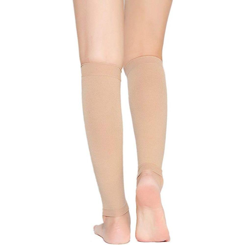 Легкие Дышащие Компрессионные Гольфы для Икр 20-30 мм рт. ст. Компрессионные Гольфы без Стопы Мужские Женские