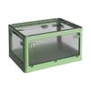 Storage Organizer High Capacity Strong Load Bearing Translucent with Handle Foldable Closets Lockers Folding Organizer Box Household Products