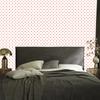 White and white dots wallpaper, subtle detail for living room and bedroom 50x1000