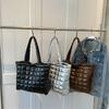 Winter Space Cotton Totes  Women Large Capacity Padded Shoulder Bag