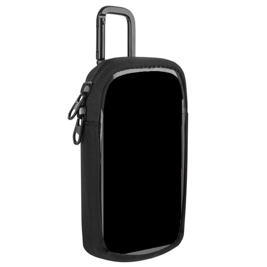 Универсальная сумка для хранения MP3/MP4, портативная, с прозрачным окошком и металлическим крючком, всесторонняя защита, аксессуары для электроники