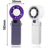 Mini Fan: High-Speed Cooling, Digital Display, Ice Pack, Foldable, Neck-Hanging Handheld Fan (2026 Edition)