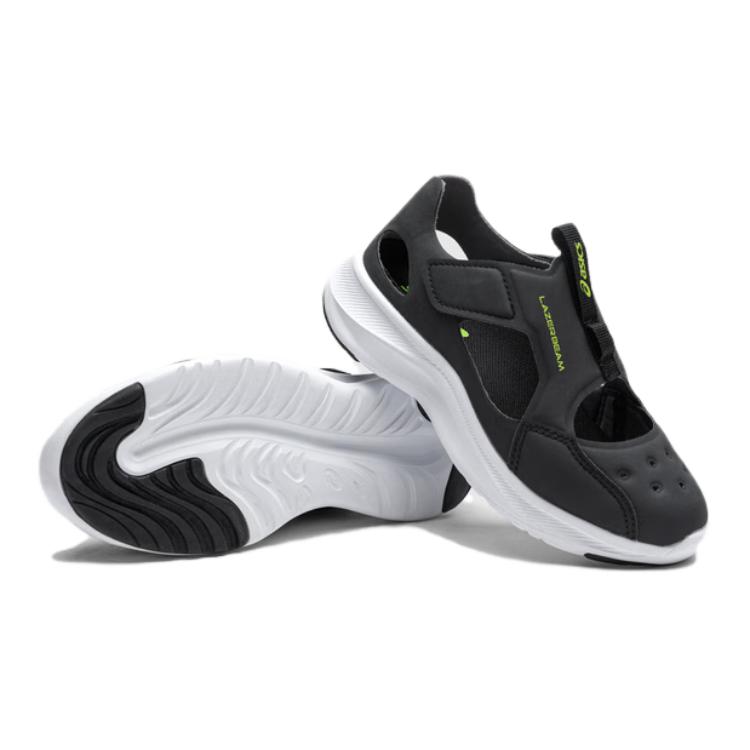 Asics Повседневные Универсальные Детские Сандалии Детские Сандалии Черные Белые 1154A162-002