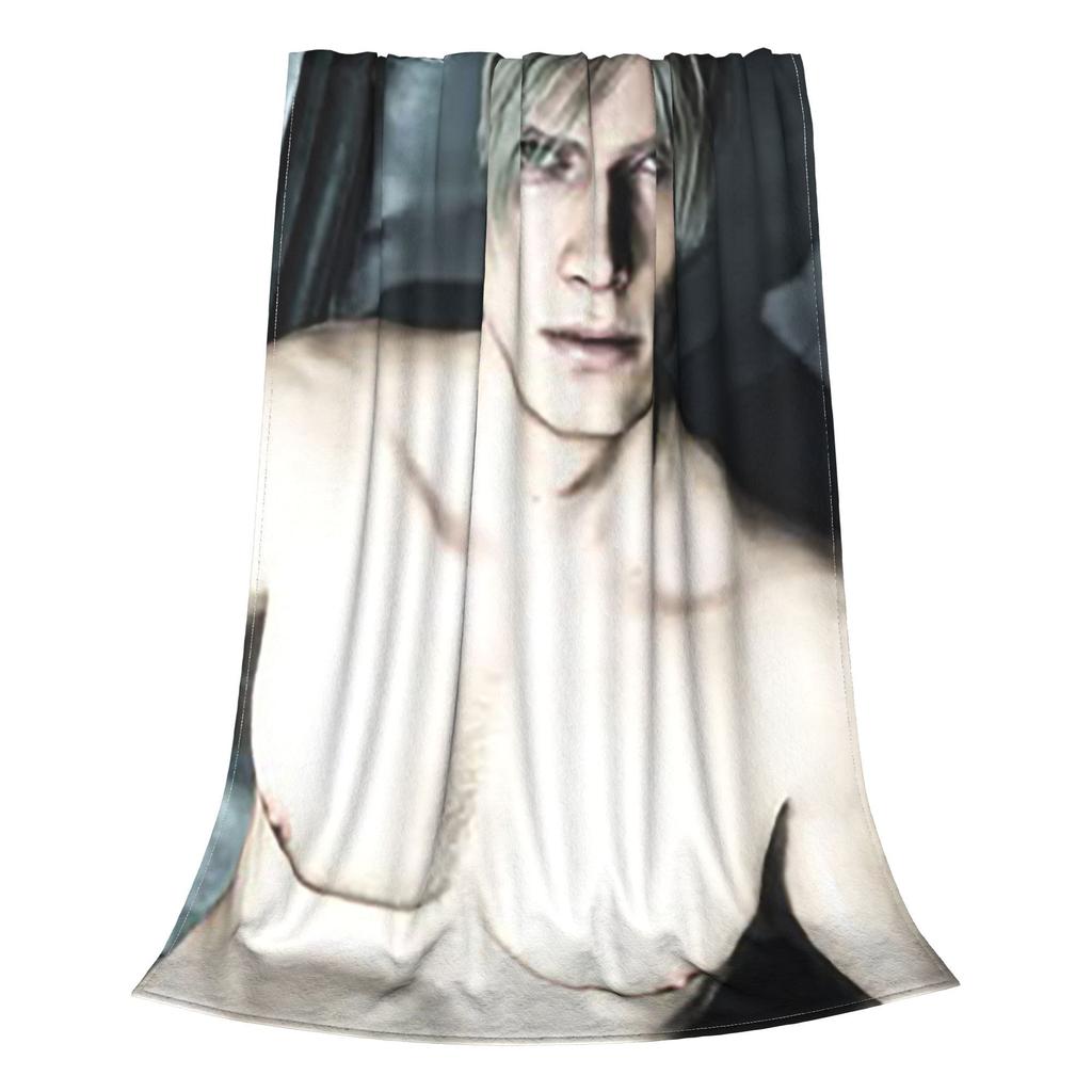 Плед L-Leon Kennedy Игровой Плед Портативный Флисовый Плед для Дивана Постельное Белье Путешествия Пледы Покрывало Одеяло