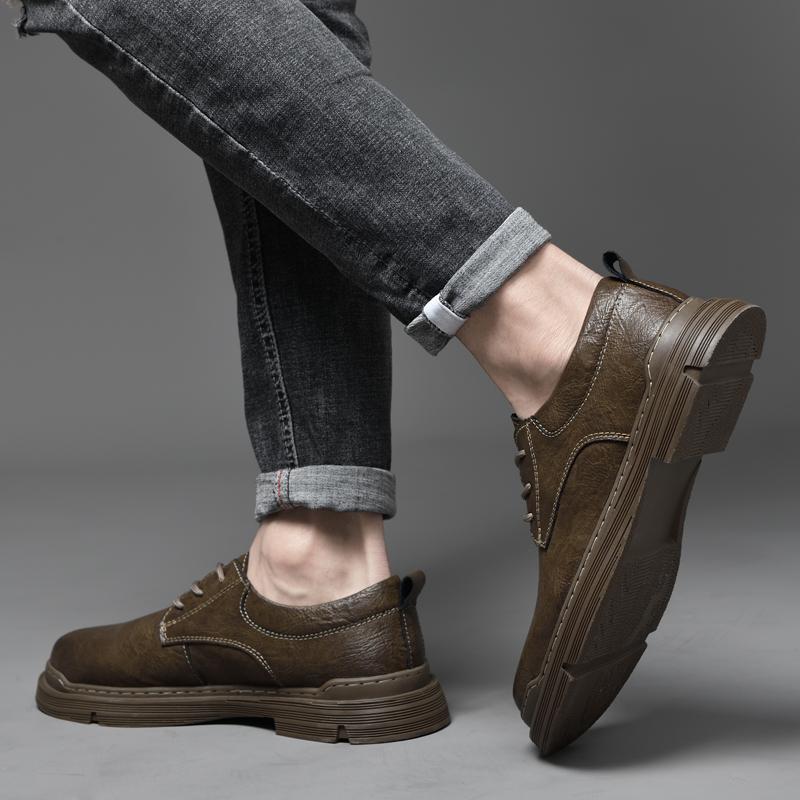 Кроссовки на шнуровке, удобная мужская повседневная обувь для отдыха на открытом воздухе, мужская официальная обувь из натуральной кожи, универсальная мужская обувь, роскошные оксфорды