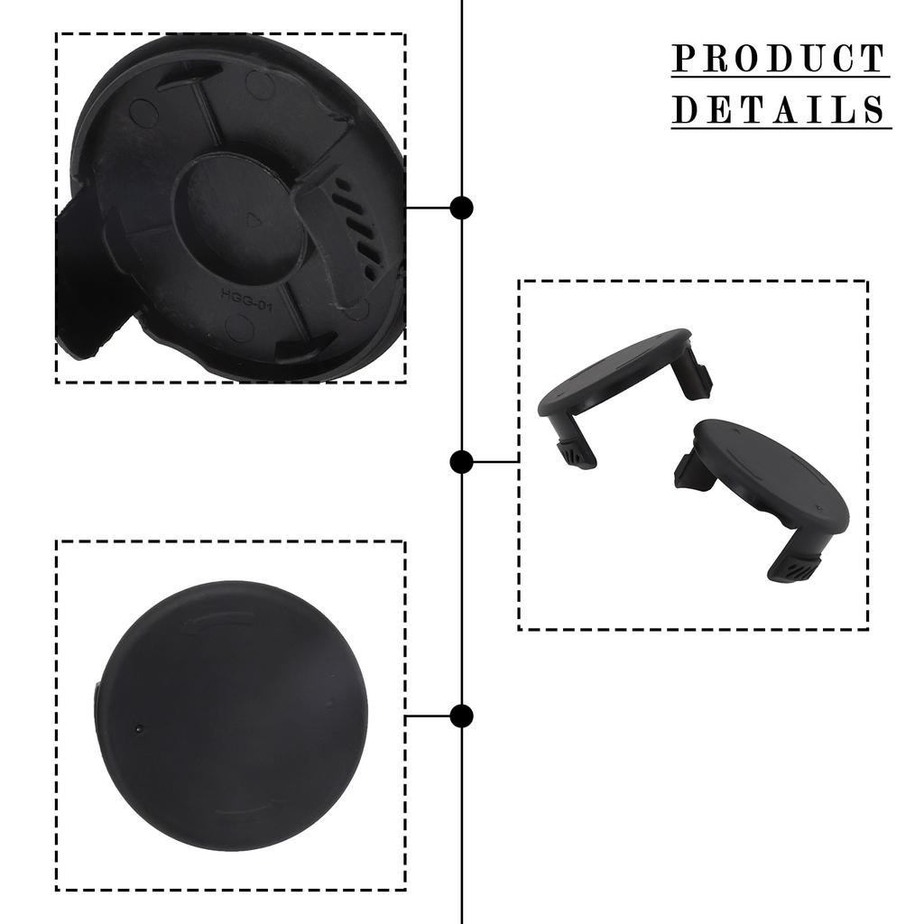 2 шт. крышка катушки Grass Eater для сверхпрочного триммера HT19-401-003-06 Eater Electric String Trimmers