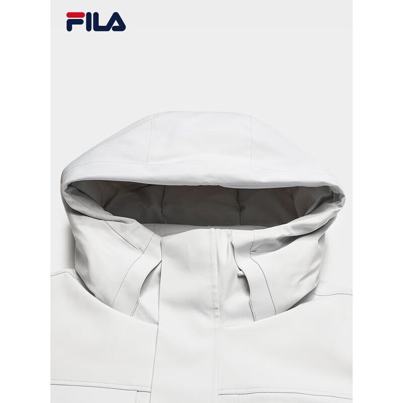 Fila Мужская зимняя пуховая куртка средней длины с капюшоном 2025