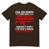 Legal Gun Owners Have Over 200m Guns And 12 Trillion Rds TShirt