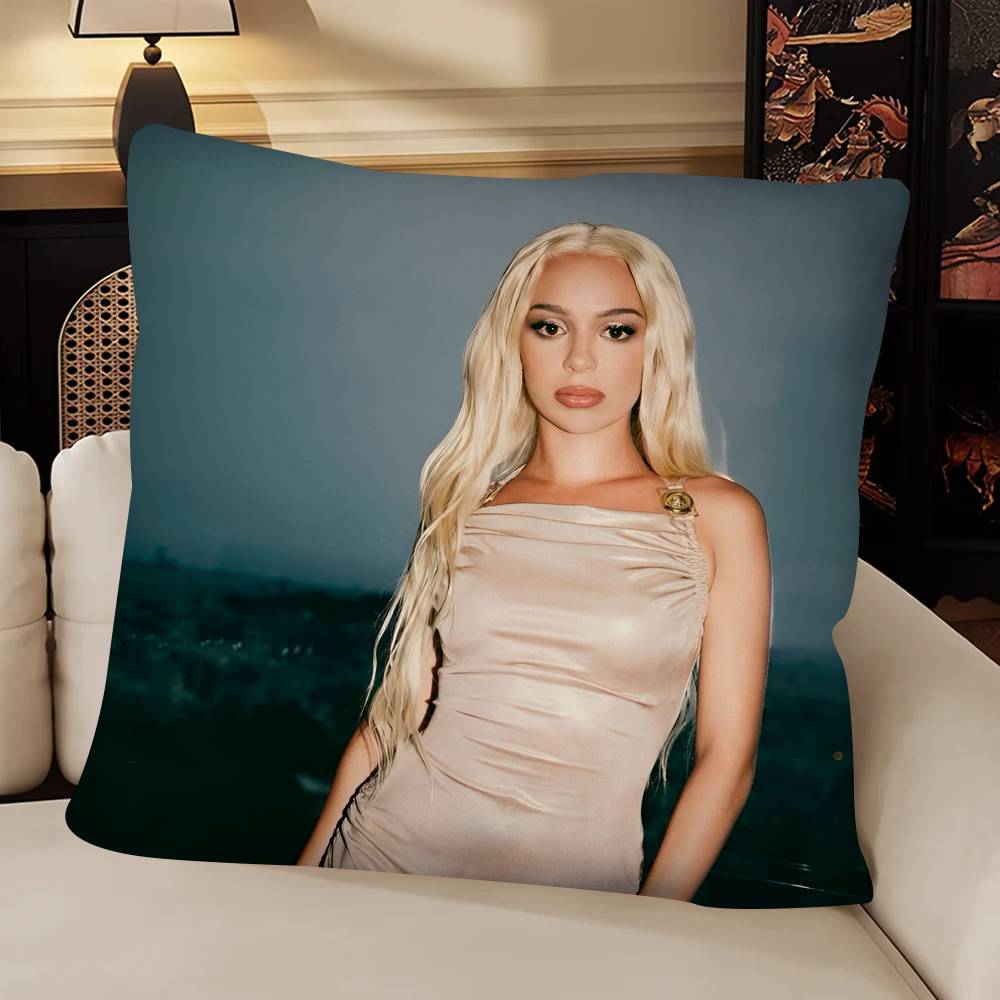 Singer BBad GGyal Pillow Case Fashion Square Pillowcase Bedroom Sofa Room Ins Decoration Leisure