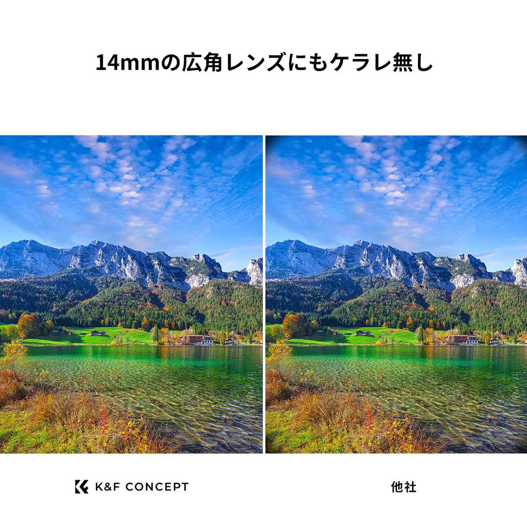 Concept 58mm Lens Protection Filter Lens Filter Protector Lens Protection AGC Optical Glass Thin Frame 18 Layer Coating K&F (NANO-K Series)