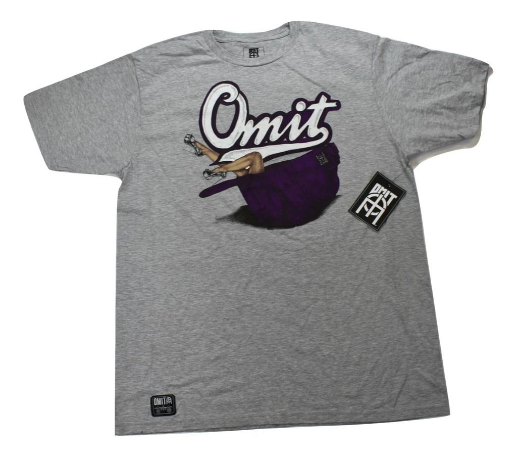 Omit Mens Snatch Back Gray Shirt New L