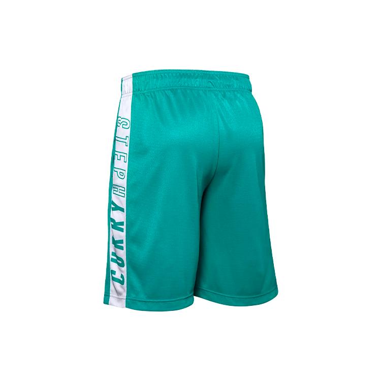 Under Armour Шорты для баскетбола с логотипом, мужские, зеленые, умеренно прямые 1350993-454