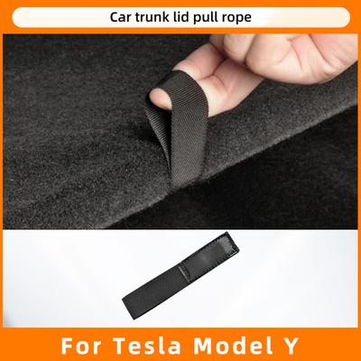 Для Tesla Model Y Juniper 2021-2026 Веревка крышки заднего багажника Чехол багажника Вспомогательная ручка Модификация Аксессуары