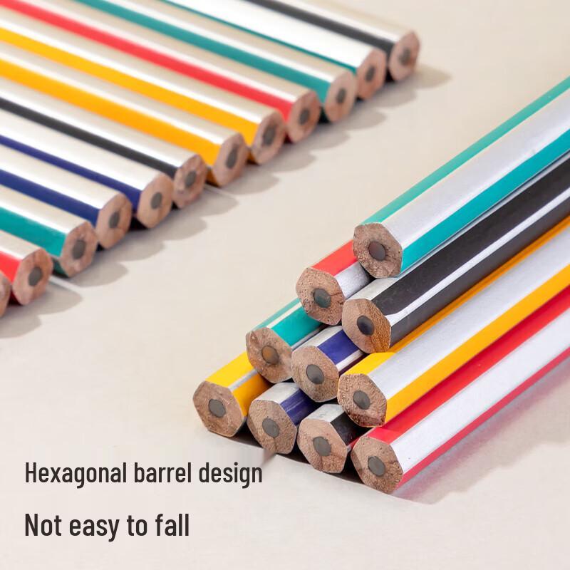Deli HB Pencils with Eraser, 10-Pack