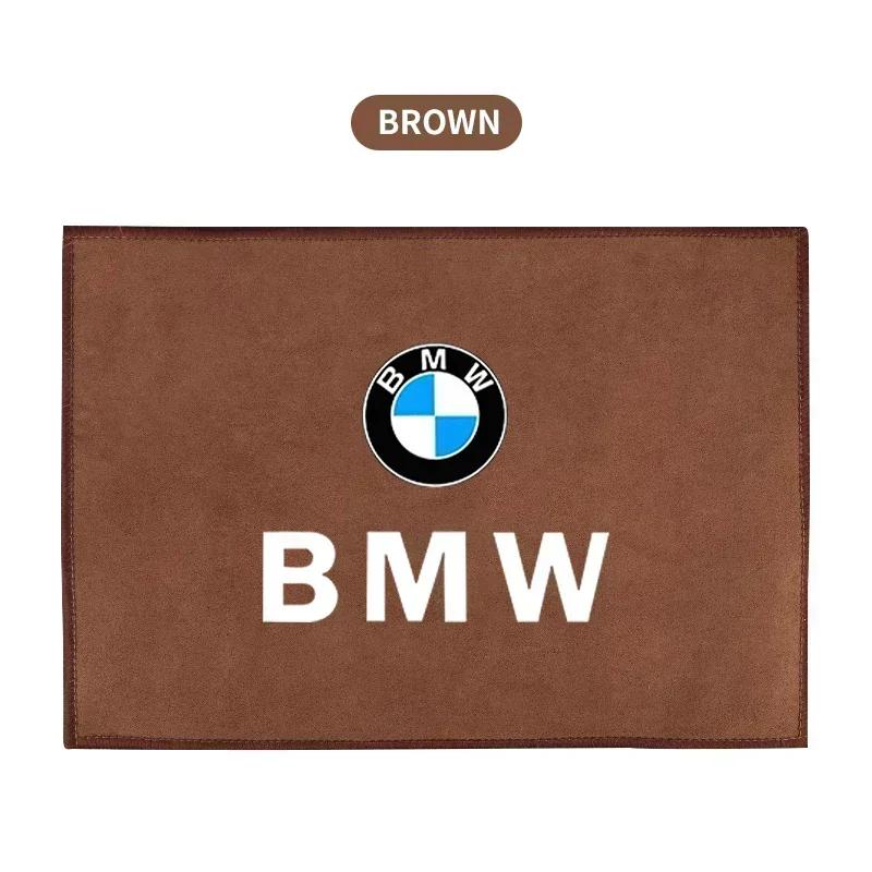 2025 Автомобиль Для BMW Микрофибра Очистка Замша Автомобильный Логотип Полотенце Сушка Тряпка Ткань Для BMW 1 3 5 Серии X1 X4 X5 X7 G20 G38 F20 F39 F48