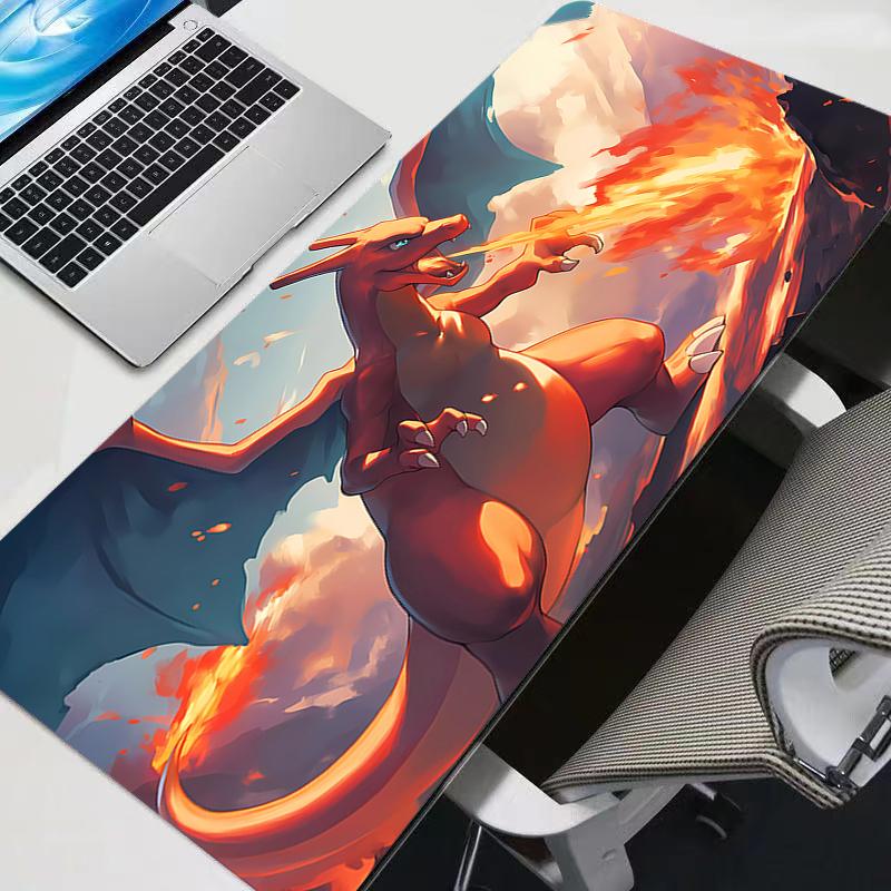 Gaming Mouse Pad Large Computer Mousepad Desk Mat PC Pokemon Pikachu Anime Carpet Keyboard durable Gamer Accessories Table