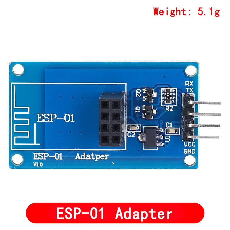 ESP8266 ESP-01 ESP01 Сетевой Беспроводной WIFI Модуль для Arduino Приемопередатчик Приемник Адаптер Плата Raspberry Pi UNOR3 Один 3.3В 5В