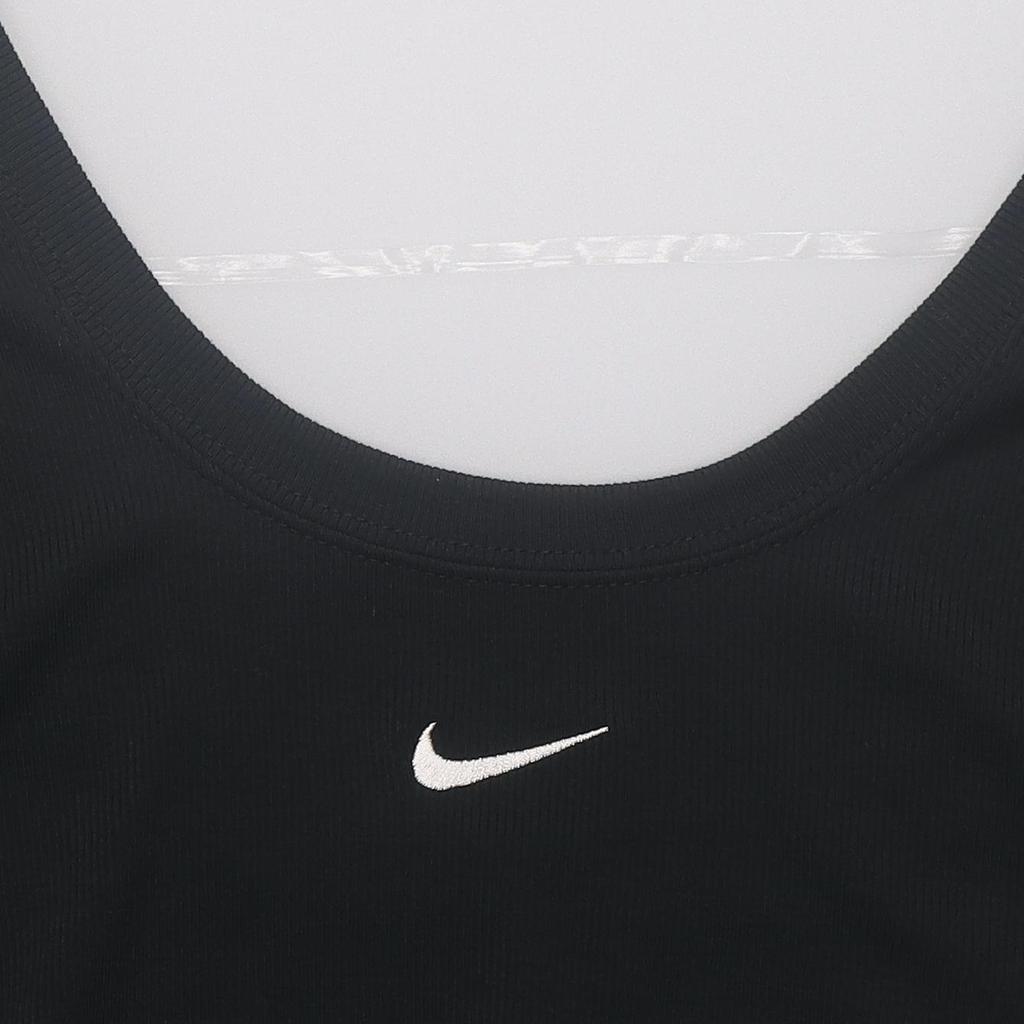 Nike Solid Color Round Neck Casual Short Sleeve T-Shirt Women Tops Black FN3665-010
