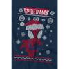 Spider-Man Мужская рождественская футболка-свитер со снежинками