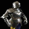 Medieval Knight Half Armor Costume Full Metal Battle Armor Helmet Cosplay LARP Collector