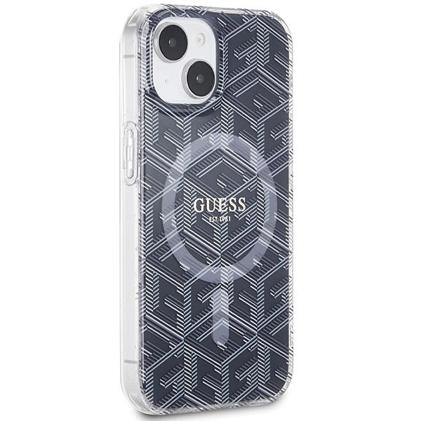 Etui do iPhone 15 Guess MagSafe Czarny