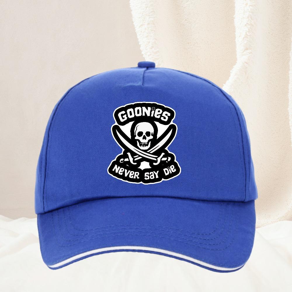 Копия бейсболки The Goonies Never Say Die Унисекс Шляпы Женская Защита от солнца Snapback Кепки из фильма The Goonies