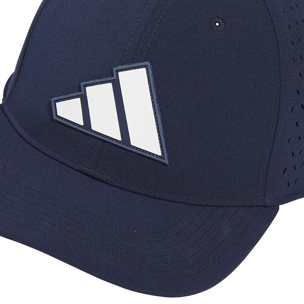 Кепка adidas Golf с водоотталкивающим покрытием Tour Cooling - Дышащая, с лазерной перфорацией, темно-синяя KCL42