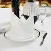 50x50cm white cotton napkins for hotels and restaurants
