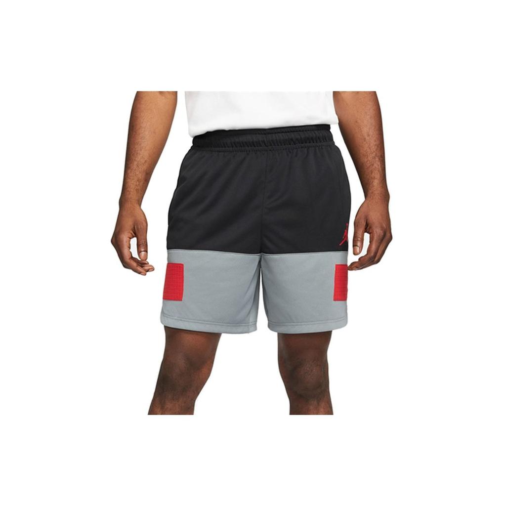 Jordan Контрастные быстросохнущие дышащие баскетбольные шорты мужские черные CZ4767-010