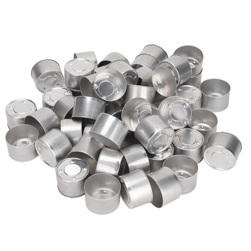 Пустая алюминиевая коробка, 100 шт., масляные лампы для ароматерапии, лампа, пустой контейнер для свечей