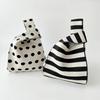 Сумка-тоут Niche Polka Dot Striped Knitted Shoulder Tote - Универсальная сумка большой вместимости