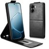 Чехол-книжка с подставкой и магнитной застежкой для Oppo A6x 5G/4G, вертикальный, из кожи, с держателем для карт