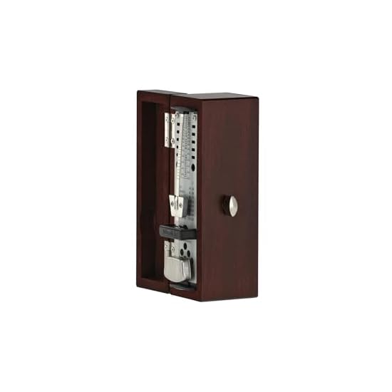 Wittner Wooden Metronome Super Mini Taktell Wooden Case Mahogany 880210