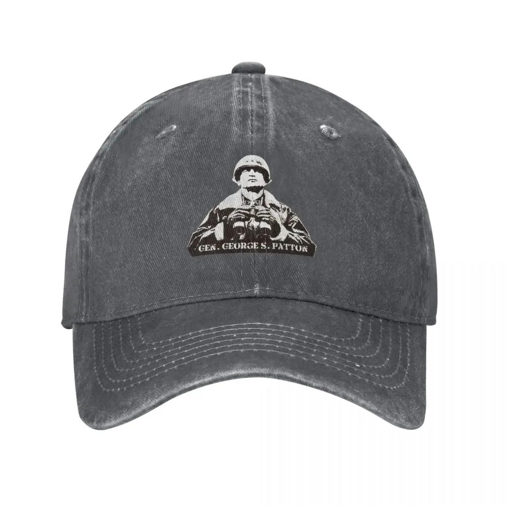 General Patton with binoculars Baseball Cap summer hat Icon derby hat New In The Hat Luxury Woman Mens