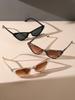 3PCS Men Shades Fashion Plastic Cat Eye Frame Women Sunglasses For Daily Life Eyewear Accessories.