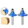 1/2pc 8mm Shank Corner Rounding End Mills 2 Flute Round Over Wood Router Bit Tungsten Carbide Cutters For Wood Tools