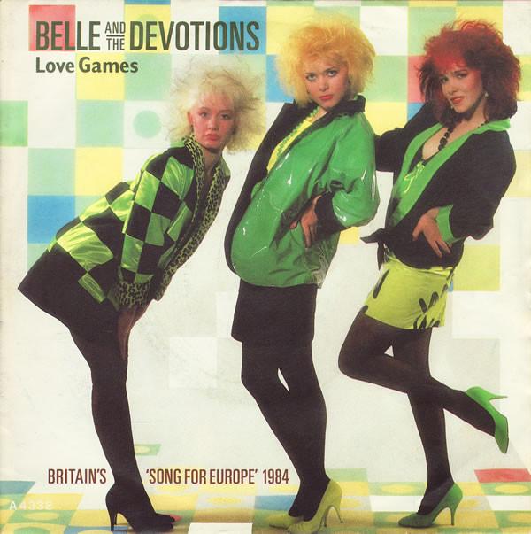 7-дюймовая пластинка BELLE THE DEVOTIONS Love Games A4332 CBS 1984 UK Поп Б/у