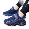 T7998 Boys' Shoes Children's Sports Shoes Middle and Older Children's Manufacturers Approve Dad Shoes Primary School Students' Net Breathable Net Shoe