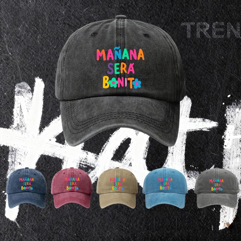 pc Adjustable Baseball Cap with Maana Ser Bonito Design Lightweight Printed Craft WomenS Hat Tomorrow Will Be Better