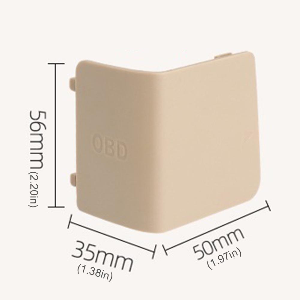 Car Interior Kick Panel Cap LHD Kick Panel Trim Cap Protective Shell Casing Diagnostic System for BMW 1 Series X1 E87 2004-2011