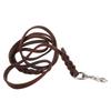 Pet Leash Wearable Safe Soft Faux Cowhide Dog Traction Rope for Walking Training 5.2ft