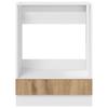vidaXL Ofenschrank Artisan Eiche 60x46x81,5 cm Holzwerkstoff