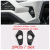 Car Front Fog Lights Foglight Lamps Chrome Cover Trim For TOYOTA RAV4 RAV 4 XA50  - 2024 Protection Exterior Accessories