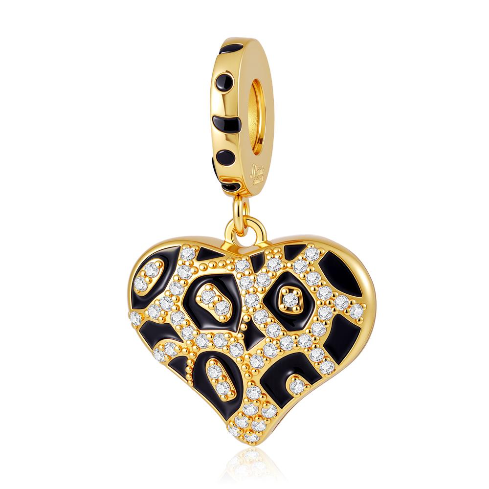 925 Silver Wings Glasses Bees Pink Hearts Charm Beads Jewelry Making Women Gift Pendant Bracelet Necklace