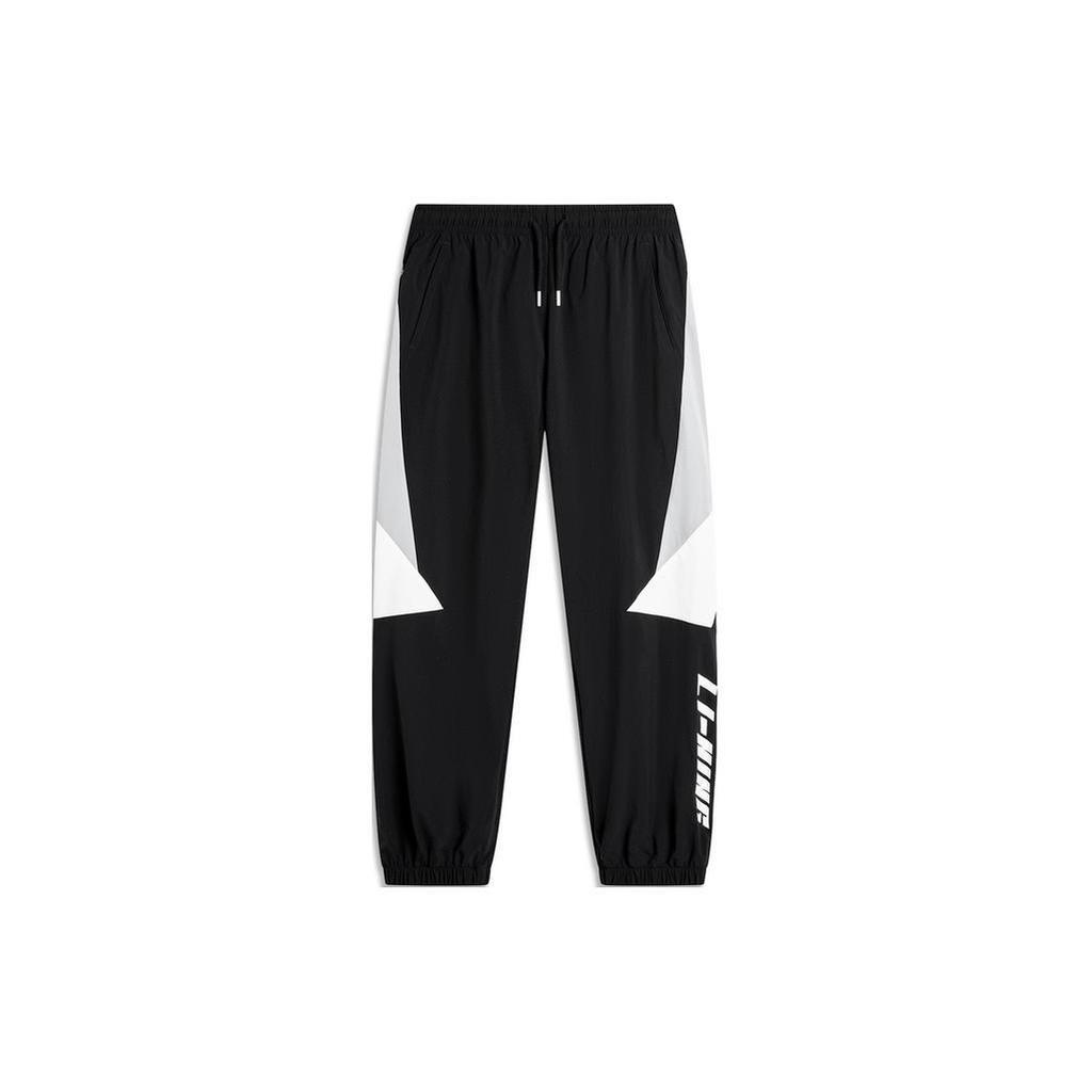 Li Ning Спортивная коллекция Жизнь Трикотажные спортивные штаны Мужские Черные AYKU363-1