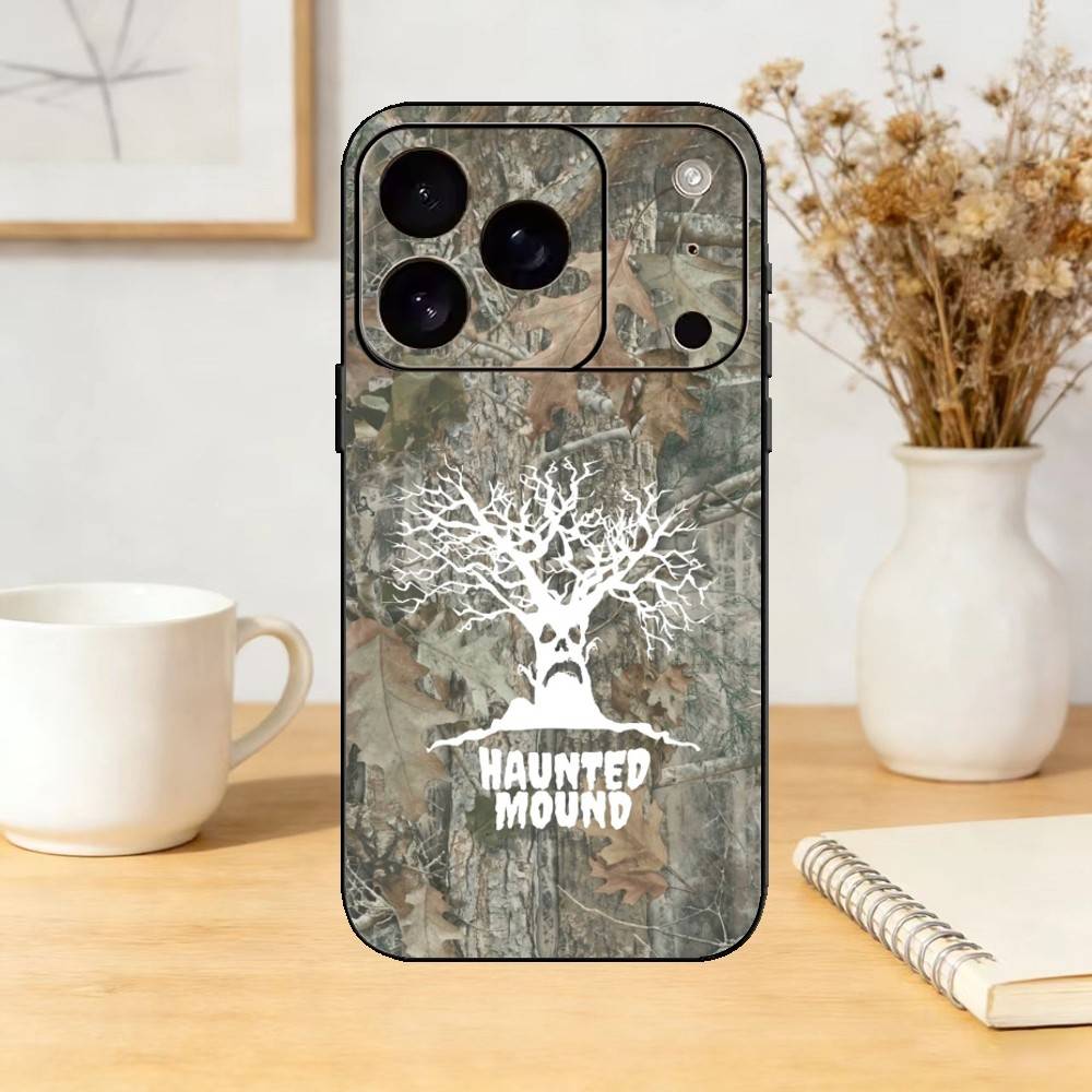 Чехол для телефона S-Sematary Haunted Mound Для iPhone 17,16,15,14,13,12,11 Plus,Pro Max,SE4 Мягкий силиконовый черный чехол