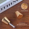 10 Pcs Gold Cabinet Knobs Small Diameter Cylindrical Handle Hardware for Drawer Pulls Dresser Handles