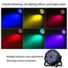 Hosioe 36 LED Stage Light, 7 Modes, 36W, Remote Control, Sound Activated, Auto Play, Upright Par Light for Weddings, Birthdays, Christmas, Holidays, M