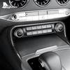 Настоящая крышка из углеродного волокна для Kia Stinger 2018      Леворульный автомобиль Центральная рамка кондиционера Аксессуары для отделки интерьера