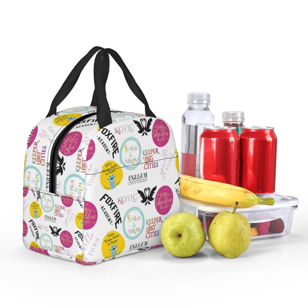 Keeper Of The Lost Cities Insulated Lunch Bag for Kids School Cooler Thermal Food Box Tote Portable Lunch Boxes Container